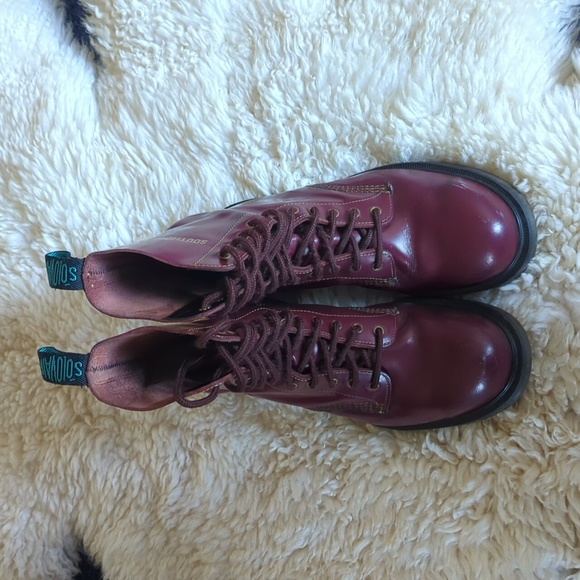 Solovair 11 Eye Steel Toe Southerner Derby Boots - Picture 5 of 16